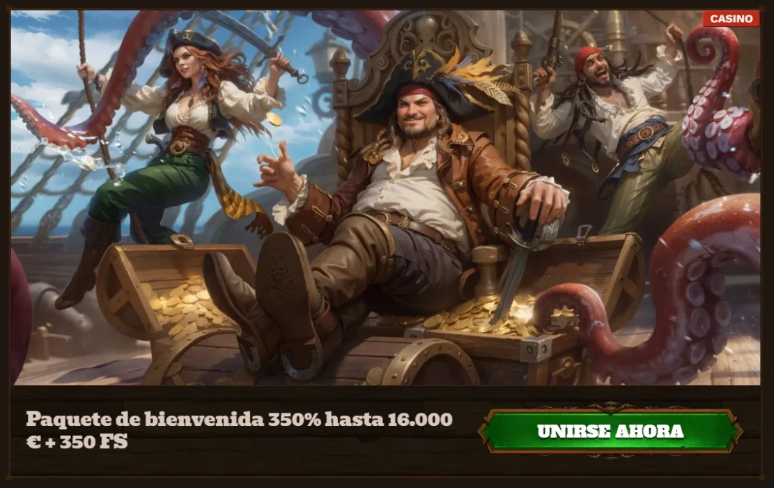 FatPirate Casino Bono de Bienvenida